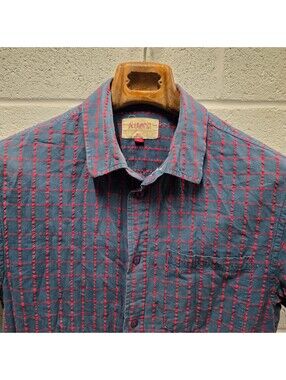 Vintage Altamont Long Sleeve Flannel Men Shirt Plaid Cotton Medium 20x31